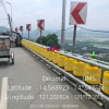Highway Safety Roller Guardrail EVA Material Rolling Barrier Double Roadside Rolling Guardrail
