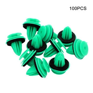 Hign Quality Push Type Rivet Clips For Japanese Cars 100pcs Car Styling Fender Clip Auto Car Bumper Clips Retainer Fastener