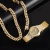 Import Hip Hop Ice Out CZ Gold Plated 13MM Cuban Link Bracelet Chain Necklace Watch Jewelry Set from China