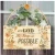 Import Home Decoration Retro Wall Decoration Creative wooden Wall Hanging Wall Decoration Welcome  Door Sign from China