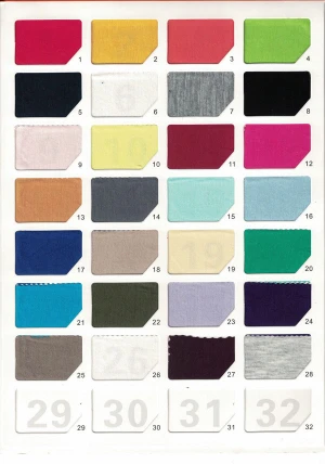 Home Textile Eco-friendly Different Colors Jersey Fabrics