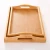 Import Home Use Rectangular Made of Durable Natural BambooTea Breakfast Dishes Solid Wood Storage Serving Tray from China