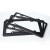 Import Hot America size two hole carbon fiber motor vehicle license plate frames from China