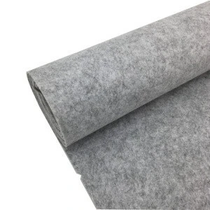 Hot new products 100% press synthetic polyester needle punching felt fabric material auto upholstery car roof lining for sale