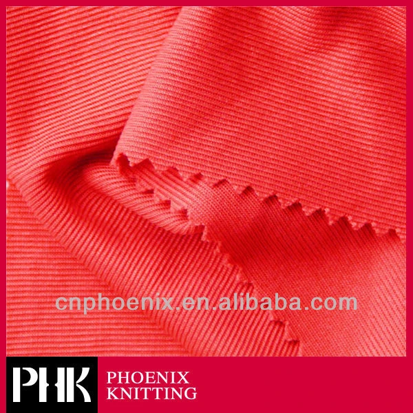 HOT sale 100 Polyester 1x1 Rib Knit Fabrics For Upholstery Garment rib knit fabrics