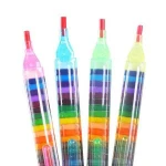 Hot sale 20 color washable student color crayon art brush for school