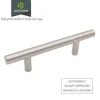 Hot sale 76mm 3" inch  steel T bar drawer handle with  8/32"screw thread