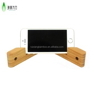 hot sale bamboo mobile phone / pad holder phone sucker stand