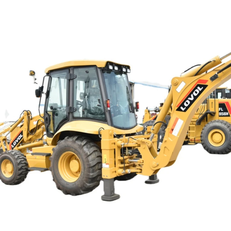 Hot sale Chinese small loader with backhoe FLB468-II best price before new year 2021 best backhoe loader multifunction machine