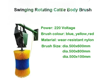 Hot Sale Dairy Farm Equipment Cow Body Brush for Scratching and Cleaning