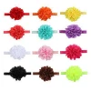 Hot sale european style Chiffon hollow out big flower baby hair band baby hair accessories