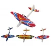 hot sale outdoor toys flying Electric Throw foam Aircraft Toy Glider Plane with light other electronic toys