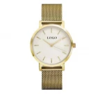 Hot sale wristwatch stainless steel accept custom logo export wristwatch