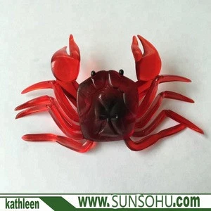 Hot sell Artificial Plastic Soft Fishing Crab bait Plastic Soft Lure