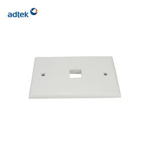 Hot Selling 115*140 Decora Style 1 2 3 4 Ports Blank RJ45 Wall Faceplate