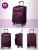 Import hot selling big capacity luxury style suitcase fabric luggage sky travel luggage from China