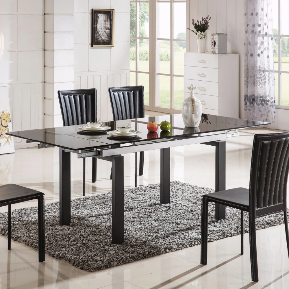 Hot Selling Dining Room Furniture modern glass imported dining table