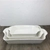 hot-selling good price with embossed decoration rectangle bakeware
