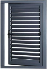 Hot Selling High quality Classic Design factory outdoor home aluminum profile Shutter Louvers windows