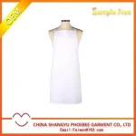 Hot selling kitchen hotel catering class white apron