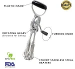 HOT Selling Plastic Handle & Crank  Stainless Steel Egg Beater Machine Egg Whisk