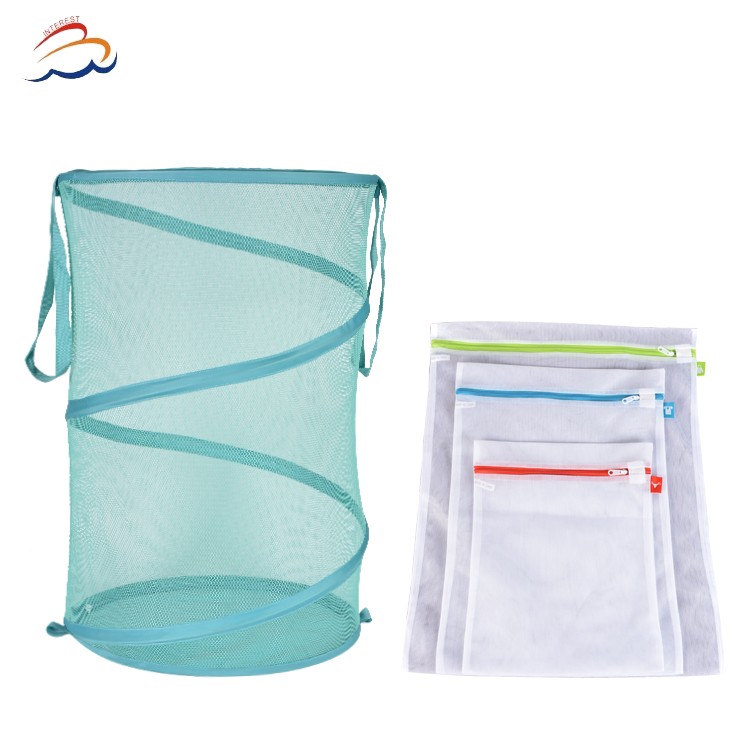Hot selling polyester durable recyclable laundry washing mesh bags