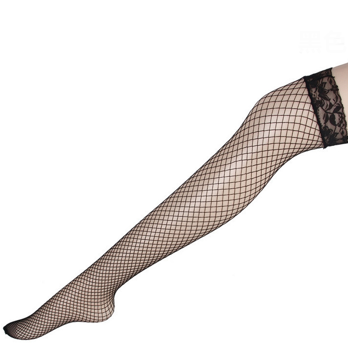 Hot Selling Wholesale Sexy Large Fishnet Silk Stocking Women Sexy Big Legs Stockings Silk Socks