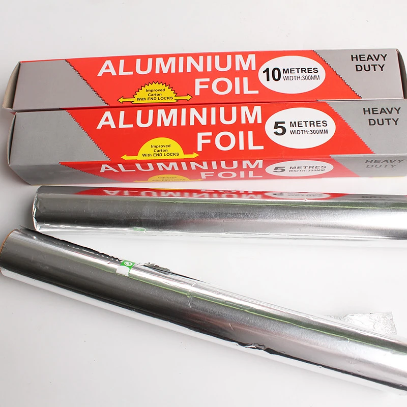 household soft aluminum foil roll for food