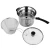 How Quality Stainless Steel Kitchen Cooking Basket Noodle Pots Double Bottom Pasta Pot With Strainer