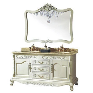 HS-G620 double sink vanity top/ wood double sink vanity/ antique bathroom vanity box sets