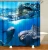 i@home patten thick canvas textile shower curtain bath curtain with sky designs