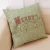 Import In Stock Christmas Stylish Linen Printing Santa Pillow Case Cushion Cover from China