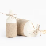 In stock wholesale high quality round bottom storage bag burlap jute bag
