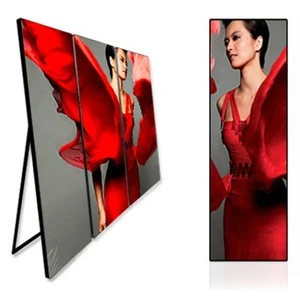 Indoor p2 P2.5 P3 p4 Poster Video Advertising Stand P3 Led Display with wifi /3G/ 4G control