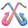 inflatable party music instruments, inflatable saxophone toy for party