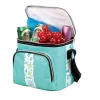 Insulated Grocery Bag Thermal Cooler Lunch Bag Picnic Tote Bag  with  Leakproof PEVA  Lining and shoulder strap
