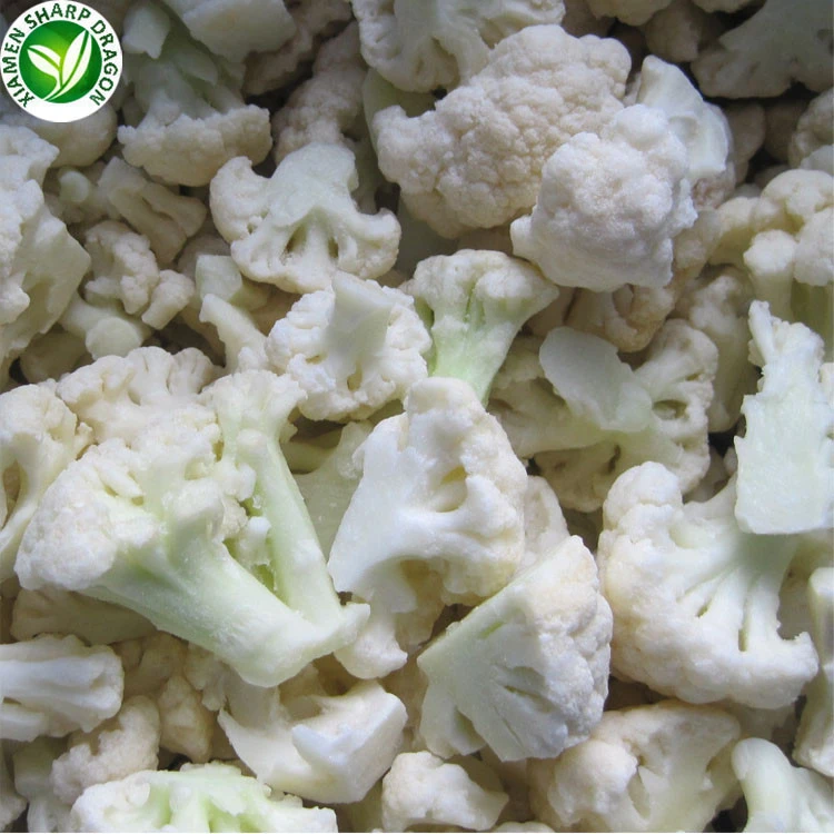 IQF Frozen Cut White Broccoli And Cauliflower