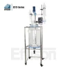Jacketed Glass Reactor for Winterization High Quality Controlled by Effison