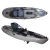 Import JFM GK3 10FT Plastic Fishing Canoe Kayak with Pedal Angler Kayak from China