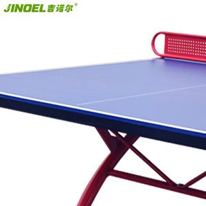 JINOEL Outdoor SMC panel iron edge single support table tennis tables