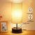 Import JLT-25515B Modern 3 Way Dimmable Touch Table Lamp With 2 USB Ports AC Power Outlet for Bedroom Bedside from China