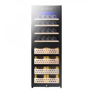 JOSOO wine display showcase wine cooler display fridge cooler Red wine cigar cabinet