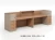 Import JXR1 Office Furniture modern wood office reception counter table design with partitions front desk from China