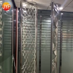Jyfy001 China Room Divider Rose Gold Color 304  Stainless Steel Laser Cut Metal Decorative Metal Screen