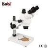 Kaisi 7X-45X Digital Zoom Repair Mobile Phone PCB Inspection Stereo Trinocular Microscope With Camera