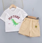 Kids Wear suits Baby Boy Clothes Children Clothing Summer Dress T-shirts+Pants Set cotton Wholesale