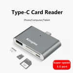 Kingma Type-C smart card reader support TF/SD card for mobile phone computer tablets