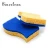 Import Kitchen helper heavy duty Bulk cellulose sponge with blue scrub scouring pad size 10x6.5x2.5 cm 2pk from China