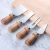 Import Kitchen Necessary Tool 4 Pieces Set Cheese Knives With Bamboo Wood Handle Steel Stainless Cheese Slicer Cheese Cutter Knife from China