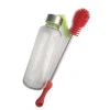 Kitchen silicone sponge cup cleaning brush long handle hanging tableware water cup bottle cleaning brush